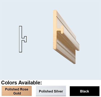 Divider Strip 1/16 x 36 Gold